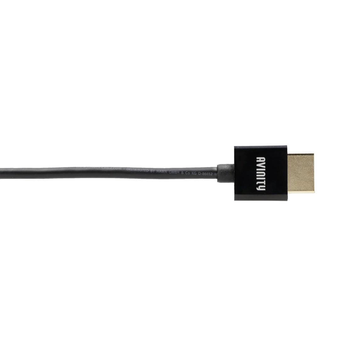 High Speed HDMI™-Kabel, ultradünn, vergoldet, Ethernet, 1,0 m (00127082)