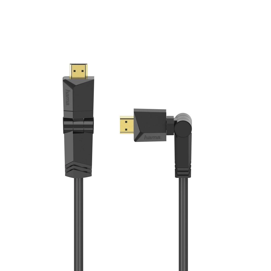 High Speed HDMI™-Kabel, St.- St., Rotation, vergoldet, Ethernet, 1,5 m (00205011)