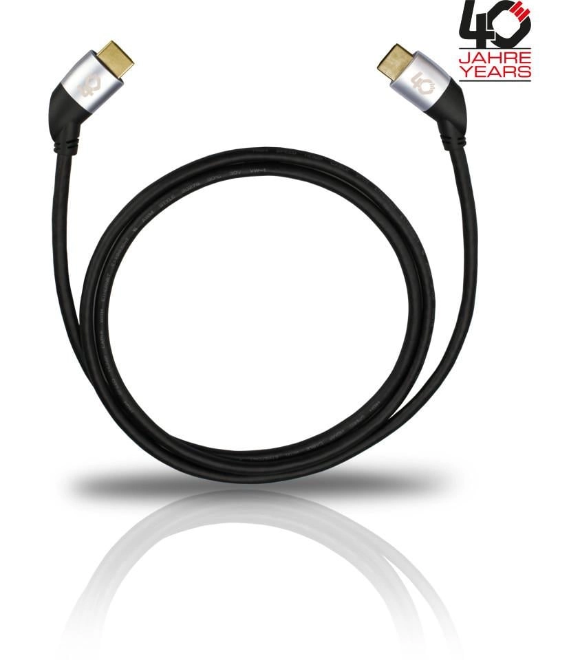 High Speed HDMI® Kabel mit Ethernet Easy Connect HS.40 1,44 m schwarz (D1C137)