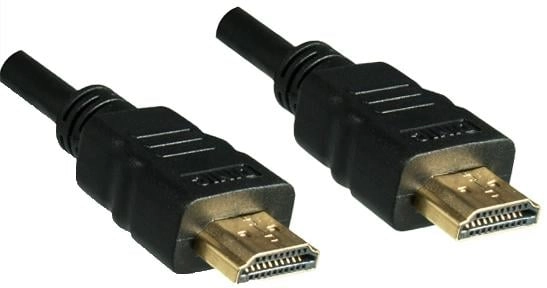 HDMI Kabel 19-pol A St. auf A St., 2m, High Speed, schwarz