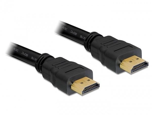 HDMI-Kabel mit Ethernet, 15 m, Schwarz