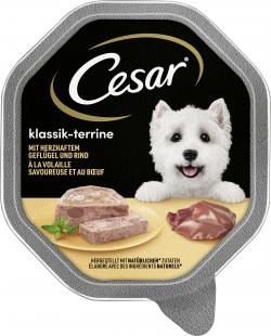 Cesar Klassik-Terrine mit herzhaftem Geflügel und Rind