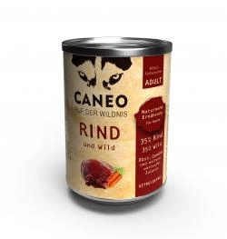 Caneo Ruf der Wildnis Rind und Wild getreidefrei