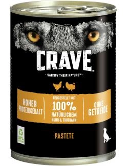 Crave Hund Adult Pastete mit Huhn & Truthahn