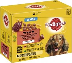 Pedigree Senior Gemischte Selektion in Gelee