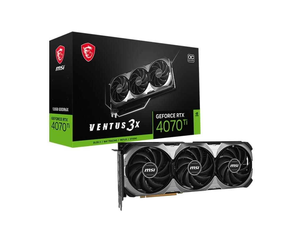 MSI GeForce RTX 4070 Ti VENTUS 3X E