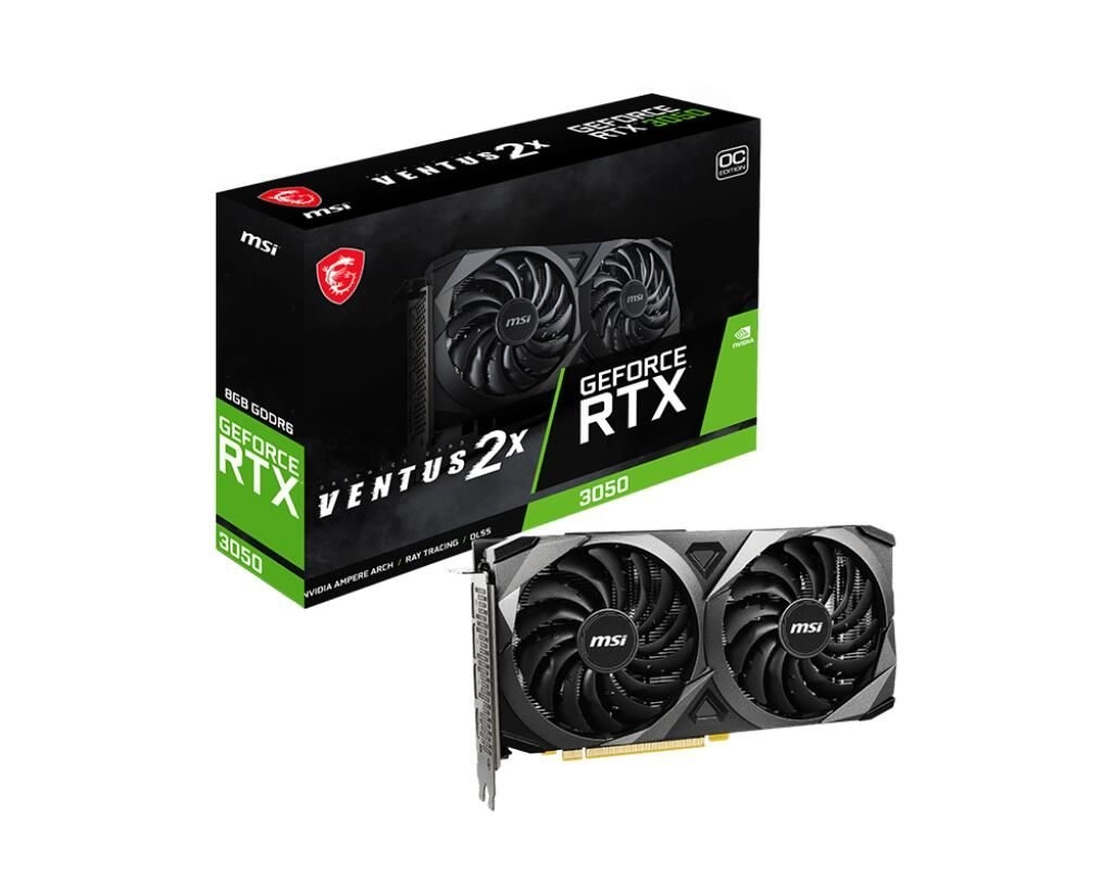 MSI GeForce RTX 3050 VENTUS 2X XS 8G OC