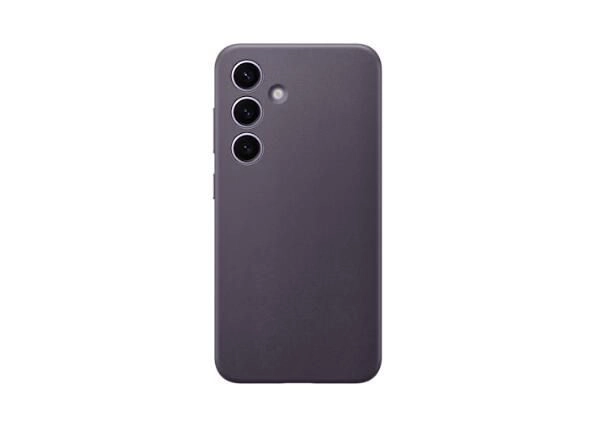 Samsung Hochuen Vegan Leather Case für das Galaxy S24 (Dark Violet)