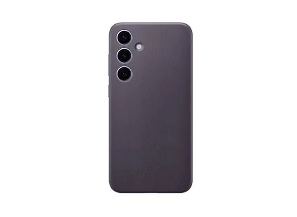 Samsung Hochuen Vegan Leather Case für das Galaxy S24+ (Dark Violet)