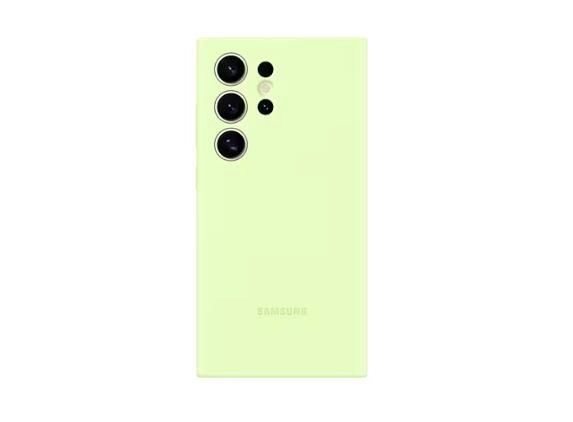 Samsung Silicone Case für das Galaxy S24 Ultra (Light Green)