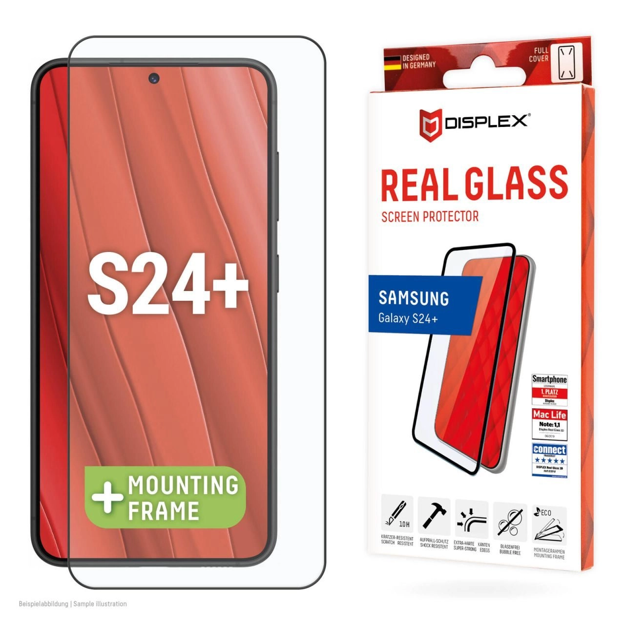 DISPLEX Real Glass für das Samsung Galaxy S24+