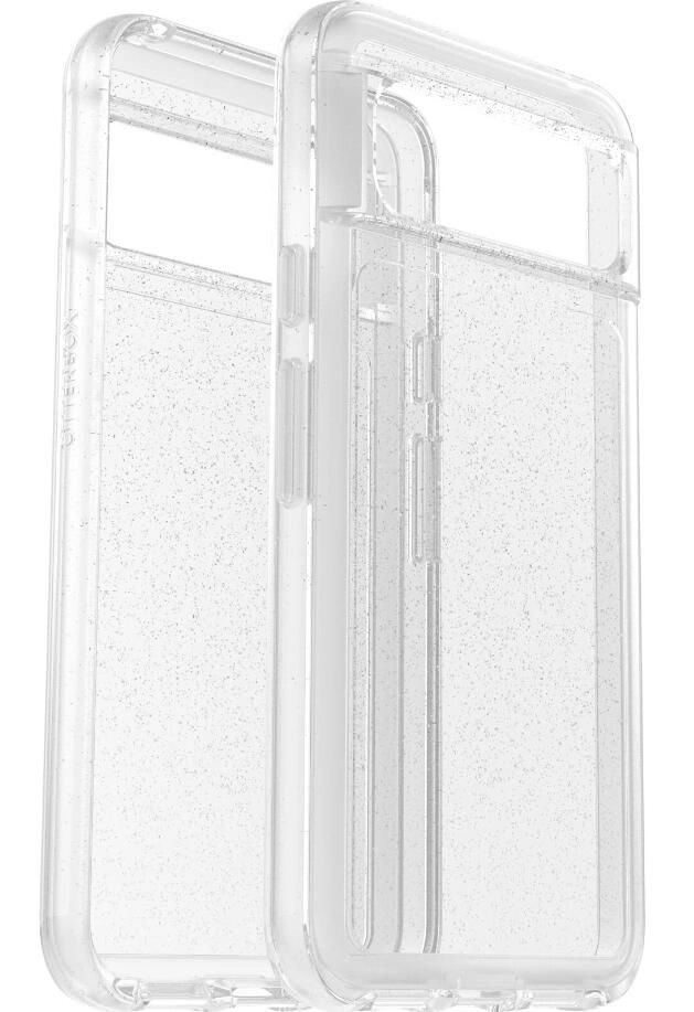 OtterBox Symmetry Clear Series für das Google Pixel 8 - Stardust (Clear Glitter)