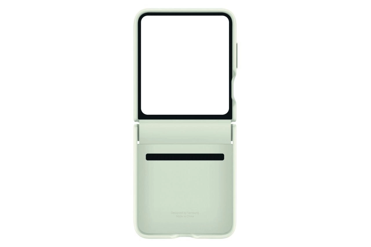 Samsung Flap ECO-Leather Case für Galaxy Z Flip5 (Cream)