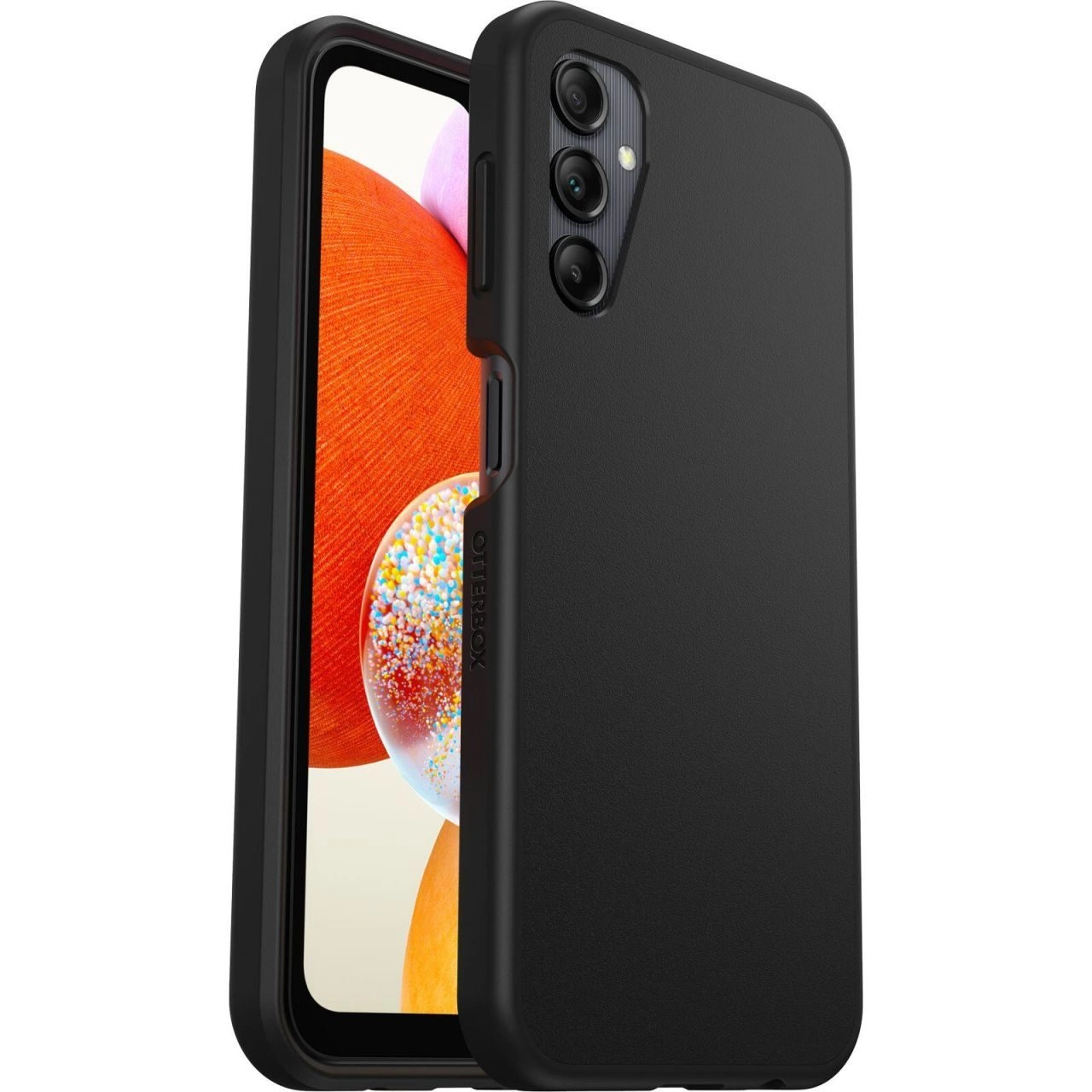 OtterBox React Series Schutzhülle für Samsung Galaxy A14 (Schwarz)