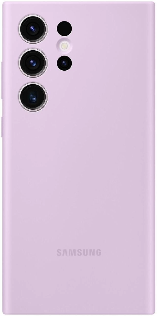 Samsung Silicone Case für Galaxy S23 Ultra (Lavendel)