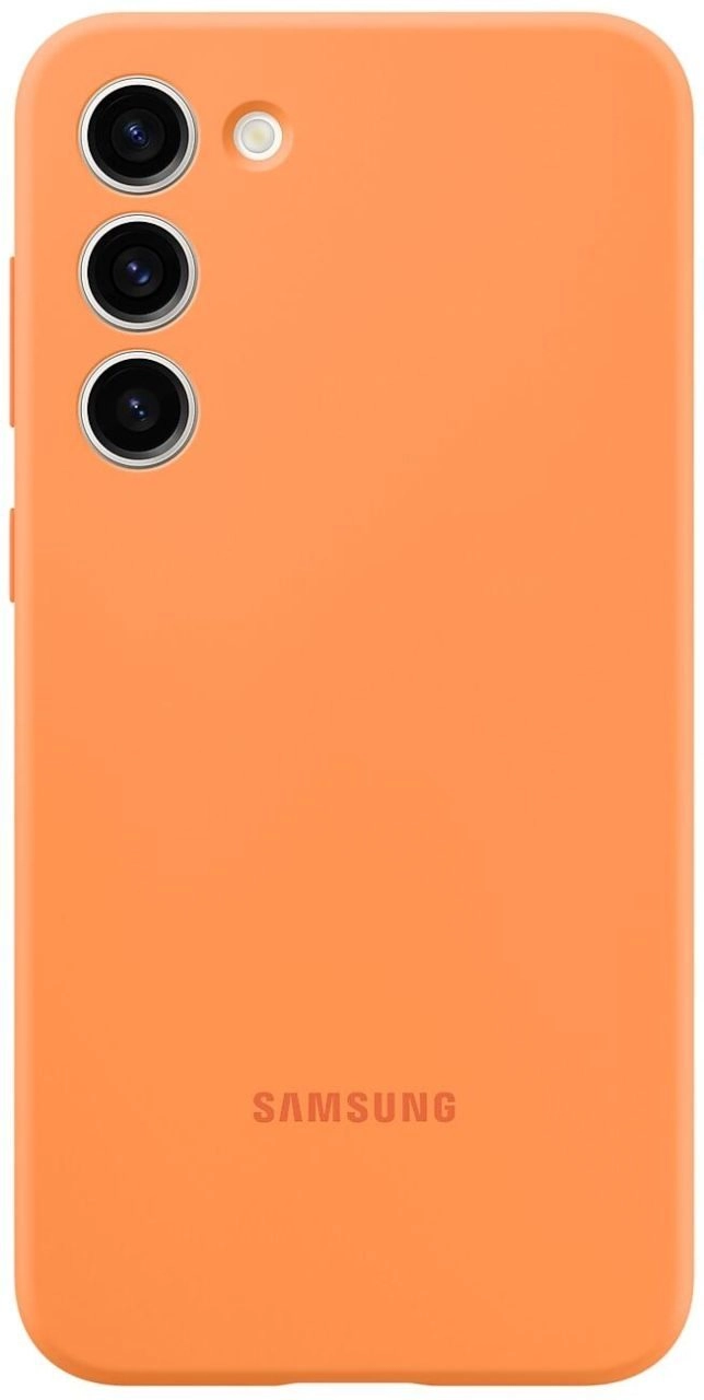 Samsung Silicone Case für Galaxy S23+ (Orange)