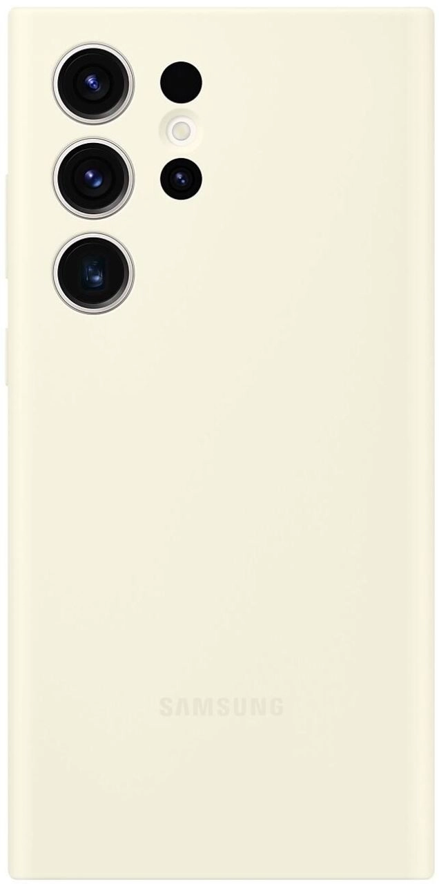 Samsung Silicone Case für Galaxy S23 Ultra (Cream)