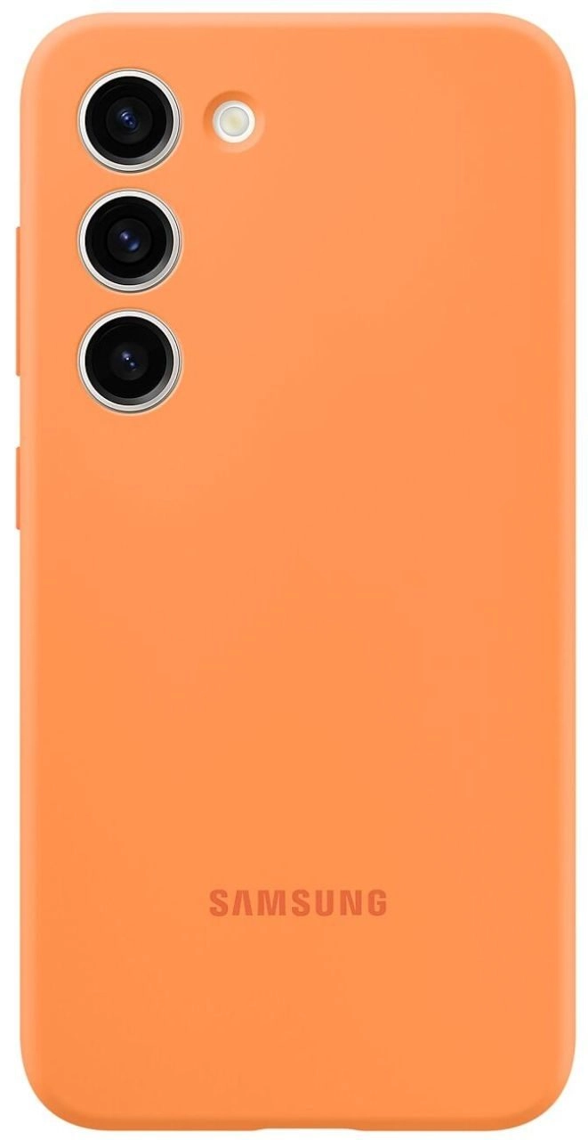 Samsung Silicone Case für Galaxy S23 (Orange)