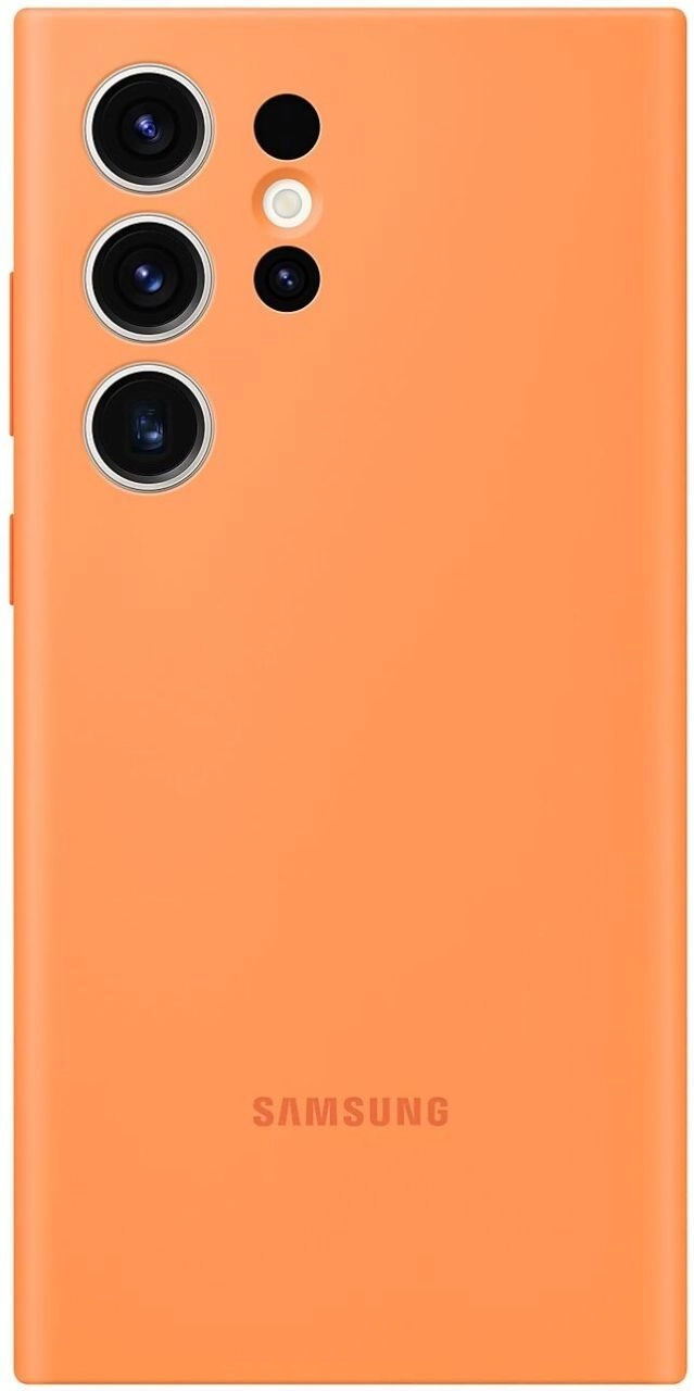 Samsung Silicone Case für Galaxy S23 Ultra (Orange)