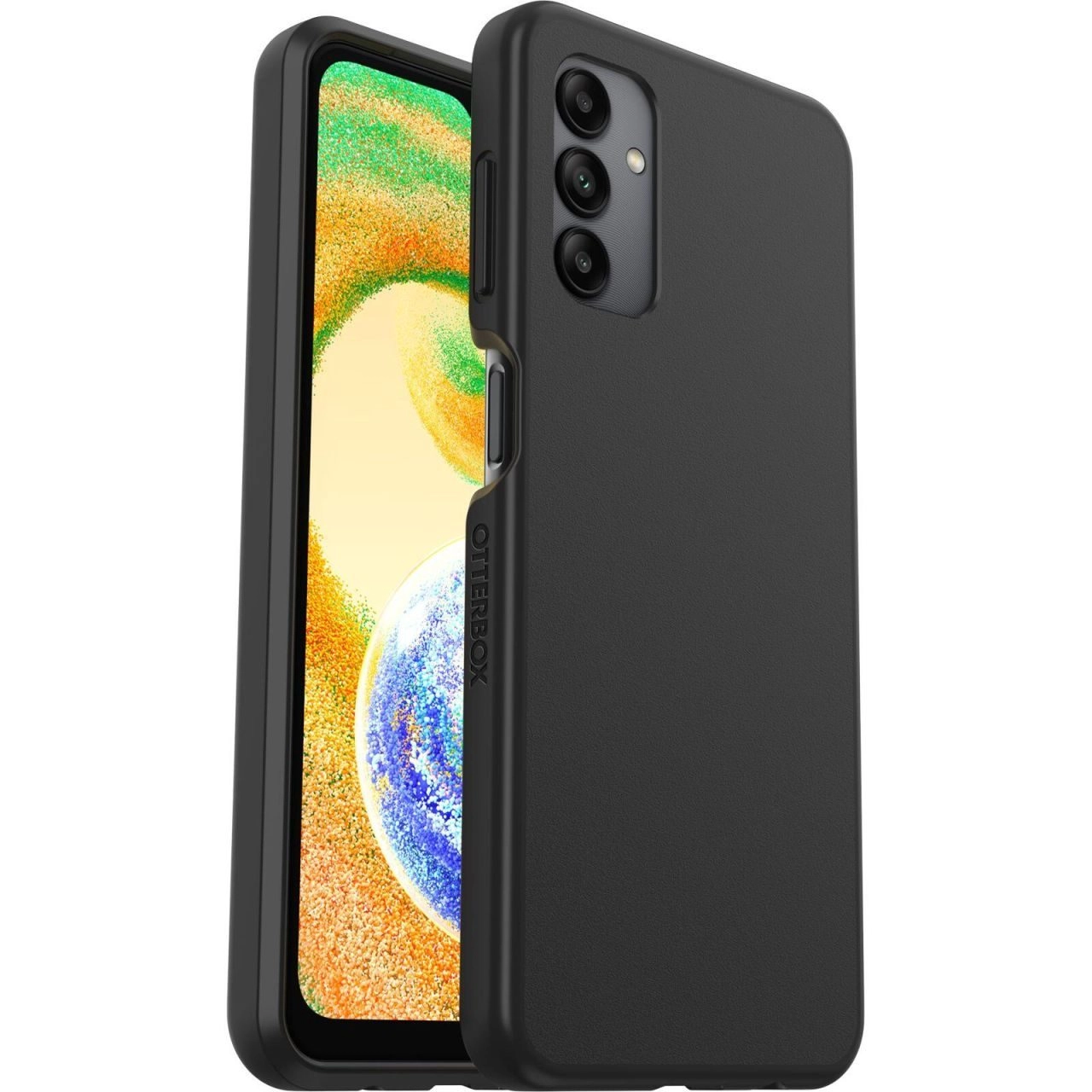 OtterBox React Series Schutzhülle für Samsung Galaxy A04s (Schwarz)