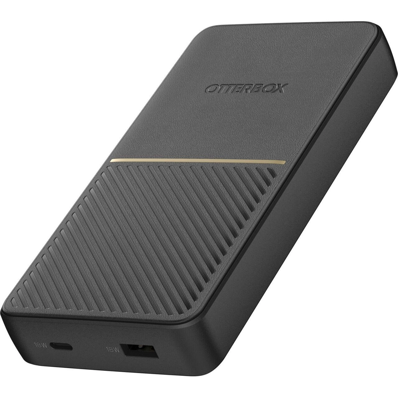 OtterBox 10.000 mAh Powerbank mit USB-C und USB-A (Schwarz)