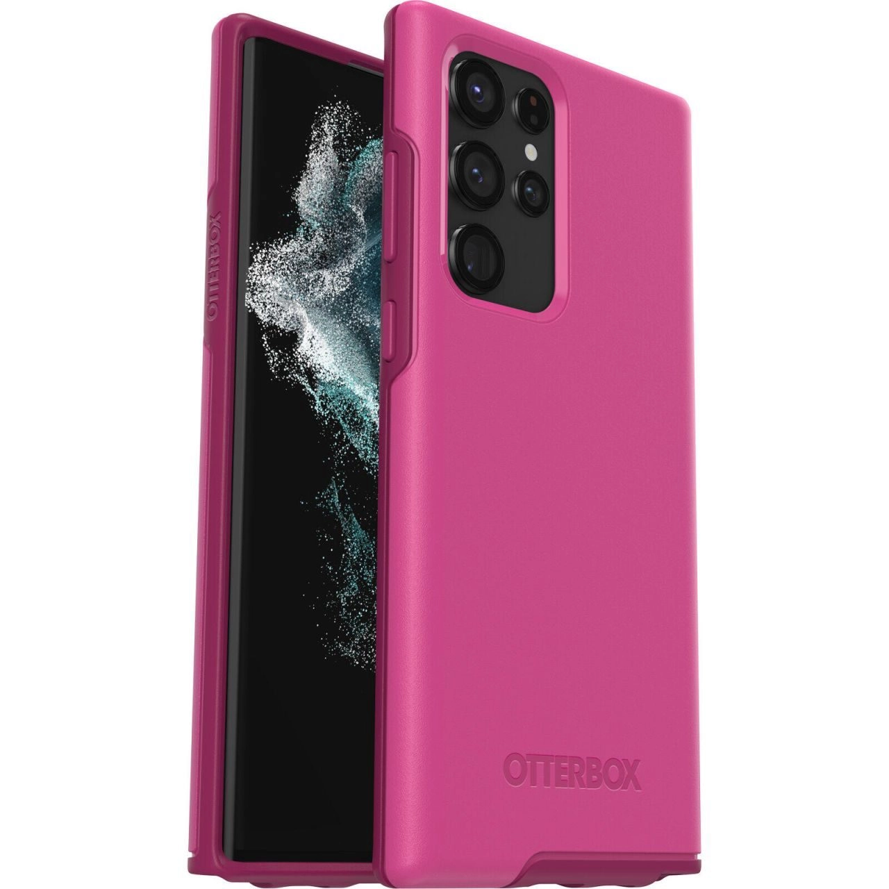 OtterBox Symmetry Series Schutzhülle für Samsung Galaxy S22 Ultra (Pink)