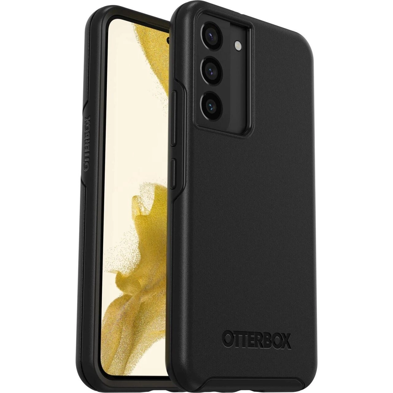 OtterBox Symmetry Series Schutzhülle für Samsung Galaxy S22 (Schwarz)