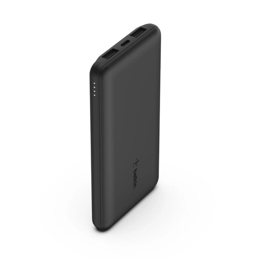 Belkin Boostcharge™ Powerbank, 10.000 mAh, 15W, inkl. USB-A/USB-C Kabel 15cm, schwarz