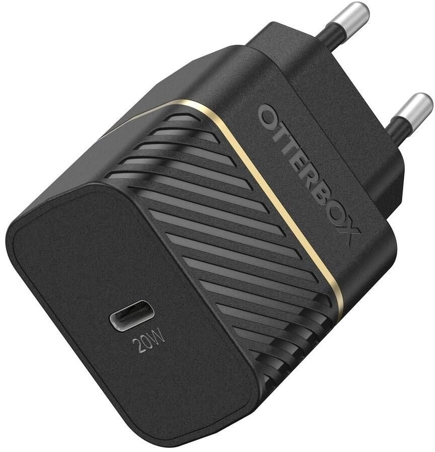 OtterBox 20 Watt Schnellladegerät mit USB-C (Schwarz)