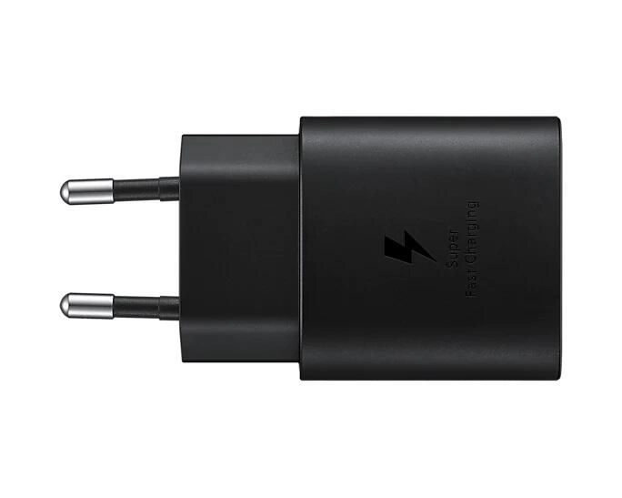 Samsung Ladeadapter mit Schnellladefunktion EP-TA800N Black (USB Type-C, 25W)