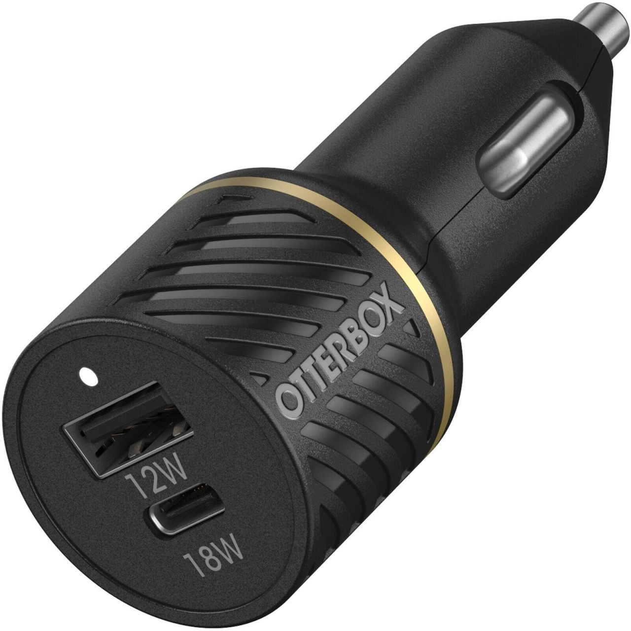 OtterBox 30 Watt Premium Auto-Ladegerät mit USB-C und USB-A (Schwarz)