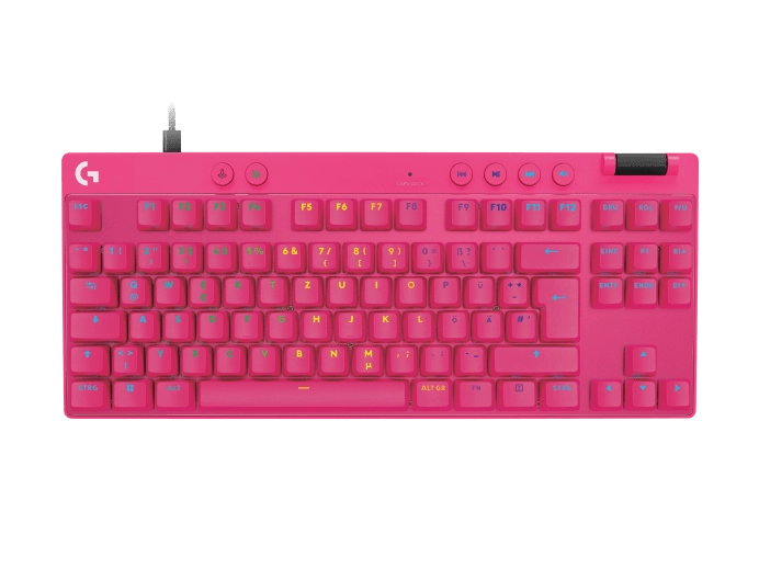 PRO X TKL RAPID Gaming-Tastatur, Pink