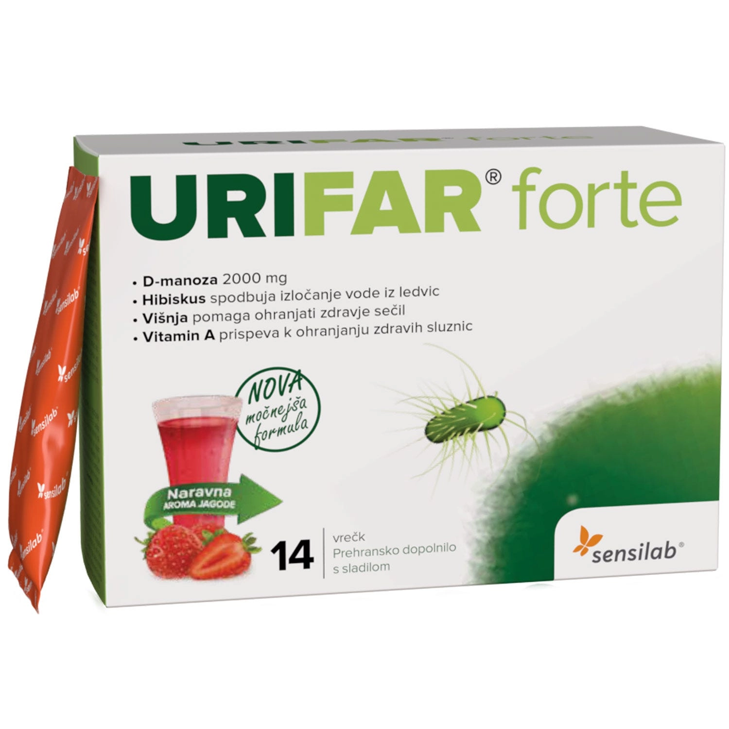 Urifar Forte mit 2000 mg D-Mannose