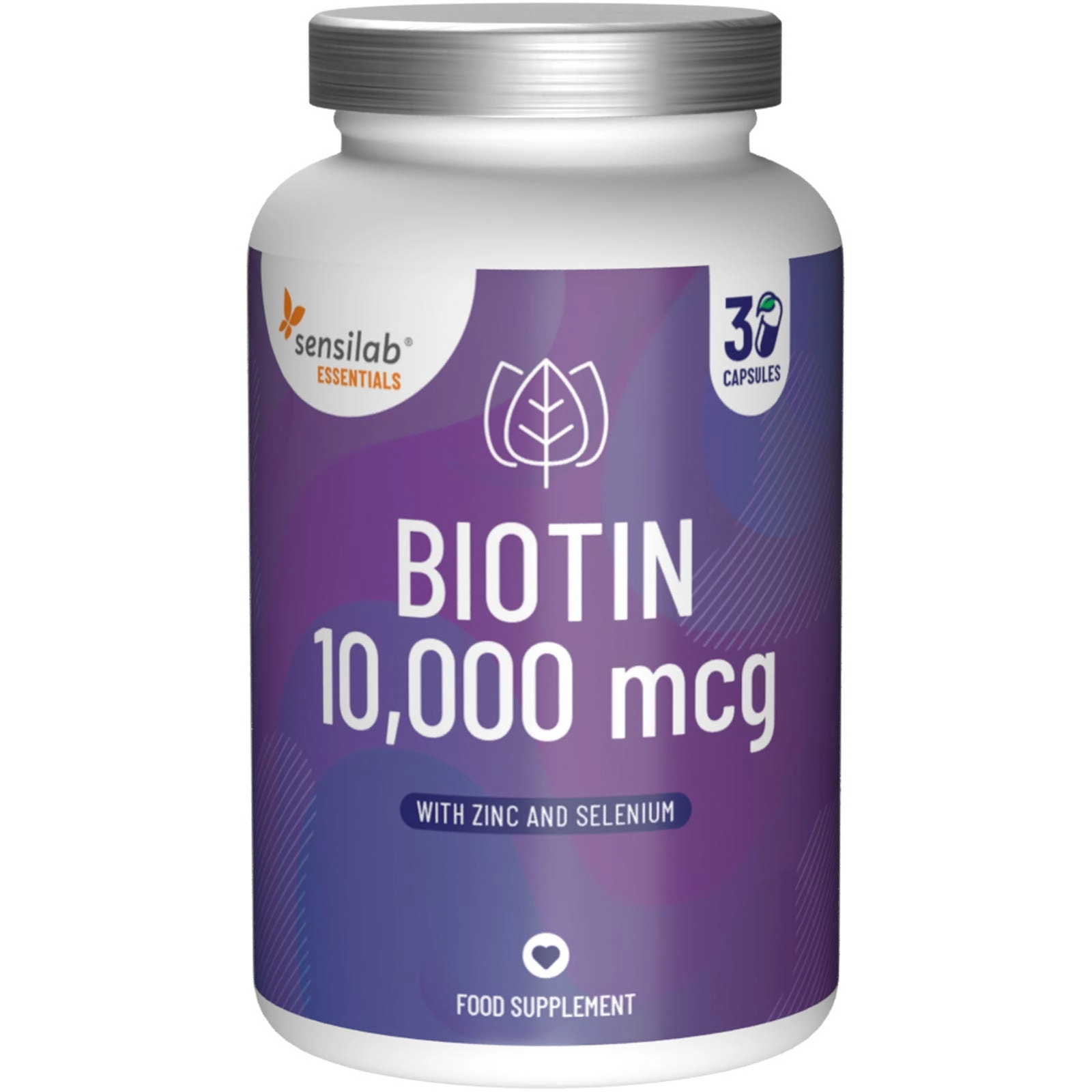 Essentials Biotin 10.000 mcg hochdosiert – vegan, 30 Kapseln