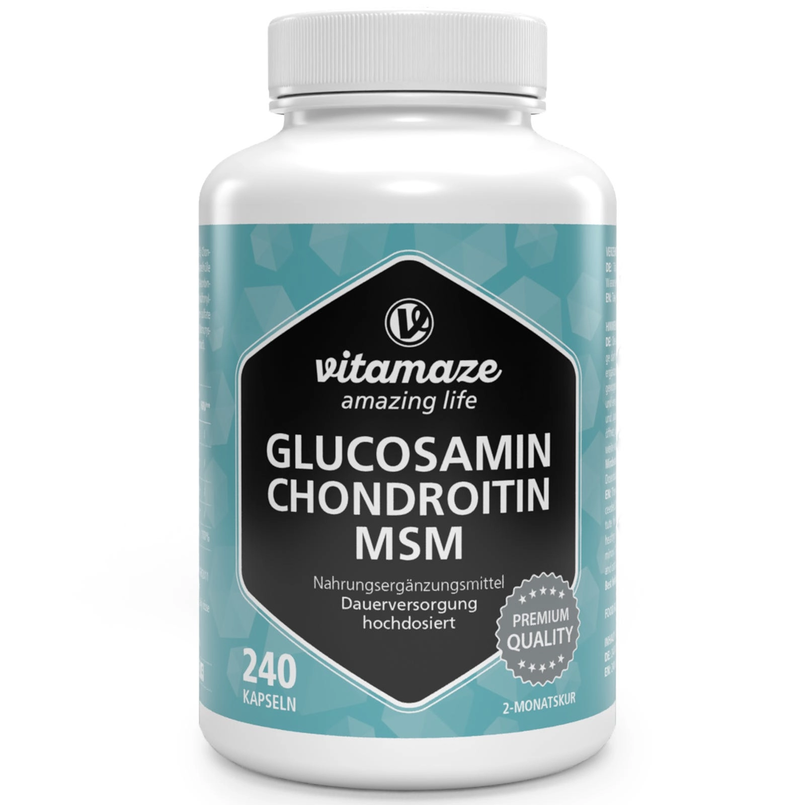 Glucosamin + Chondroitin + MSM, 240 Kapseln