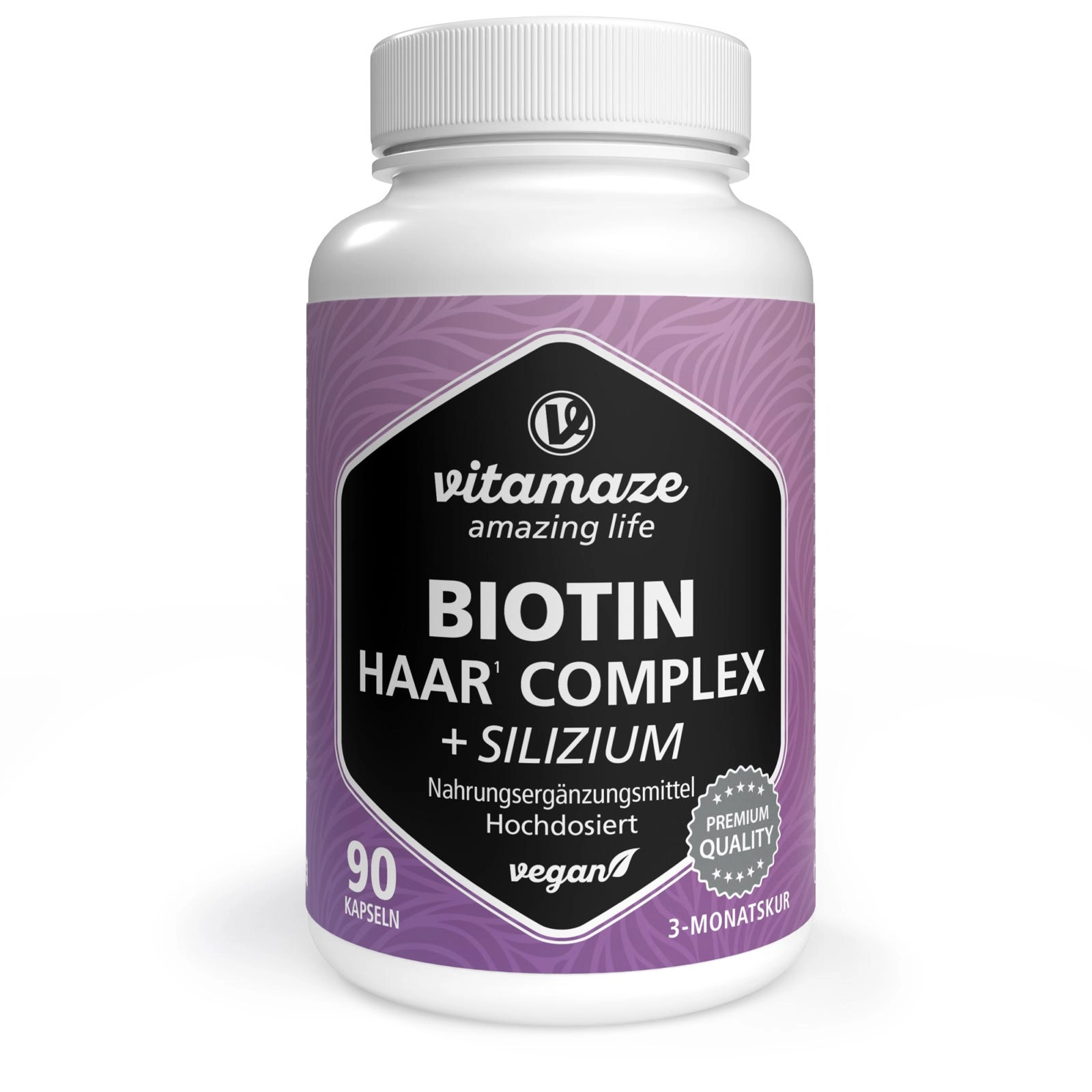 Biotin Haar Vitamine Komplex, 90 vegane Kapseln