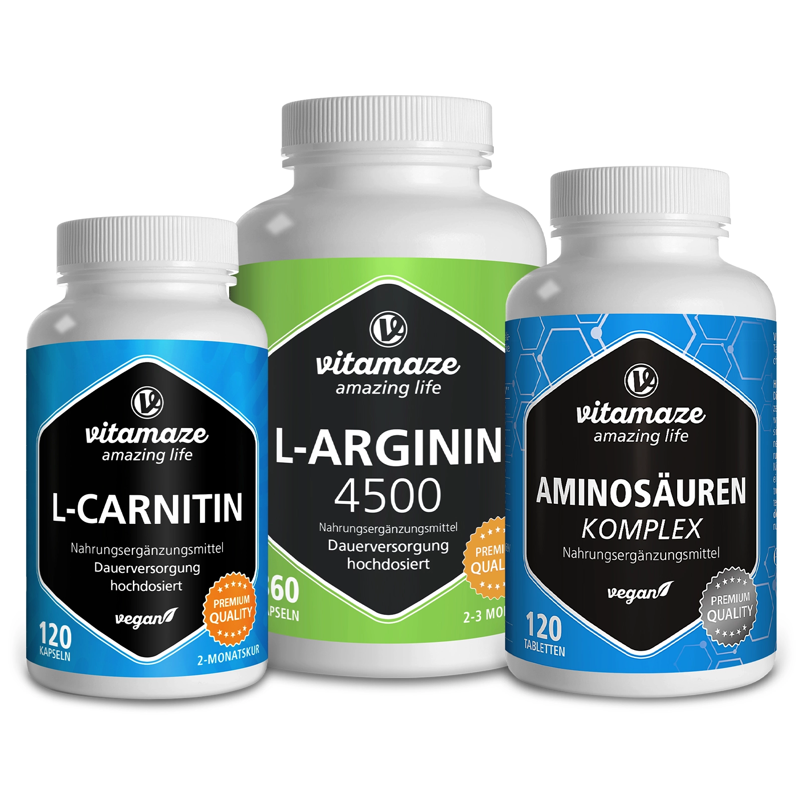 Trainings-Paket mit L-Arginin, L-Carnitin & Aminosäuren