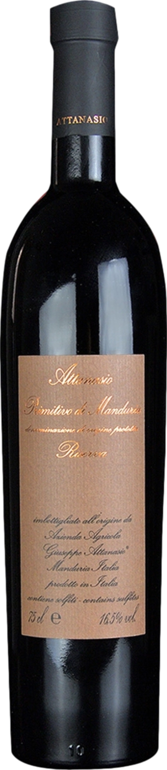 Attanasio Primitivo di Manduria Reserva 2017