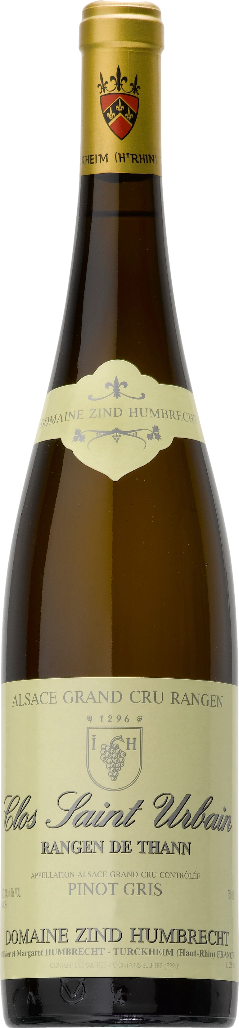 Domaine Zind-Humbrecht Pinot Gris Grand Cru Rangen de Thann Clos Saint Urbain 2016