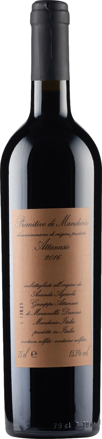 Attanasio Primitivo di Manduria 2016