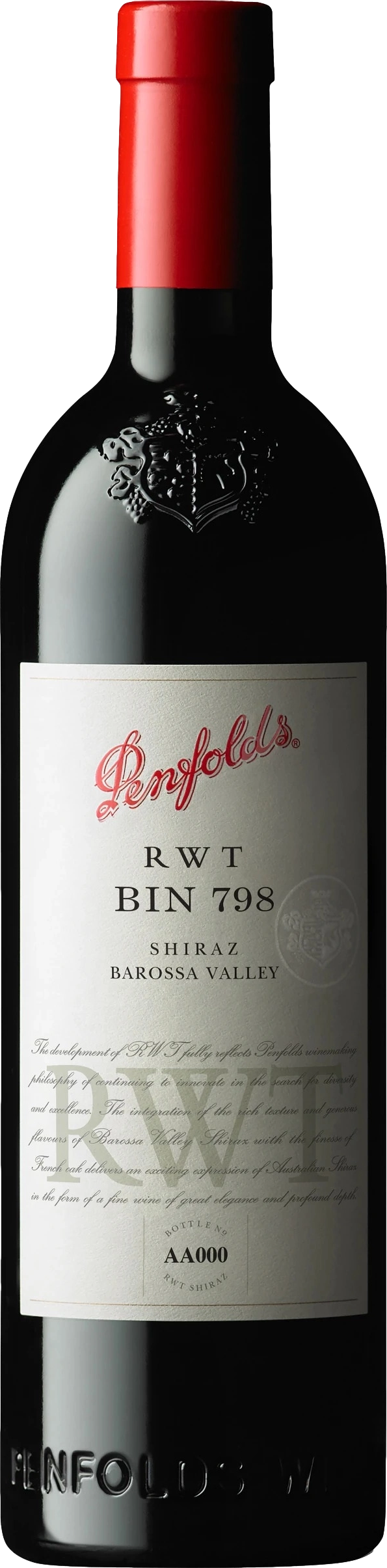 Penfolds RWT Bin 798 Shiraz 2018