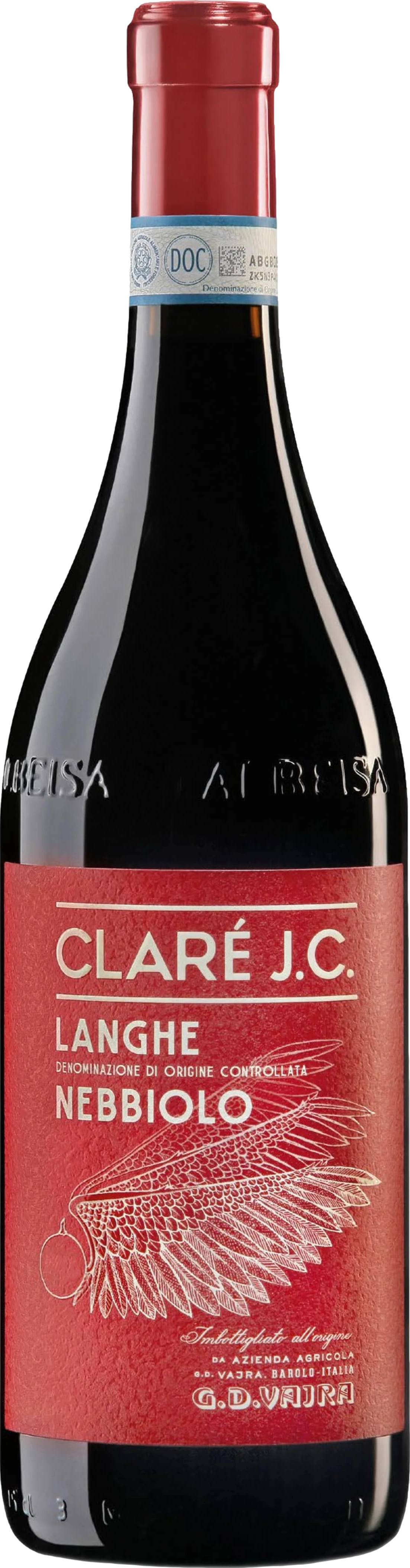 G.D. Vajra Langhe Nebbiolo Clare JC 2023