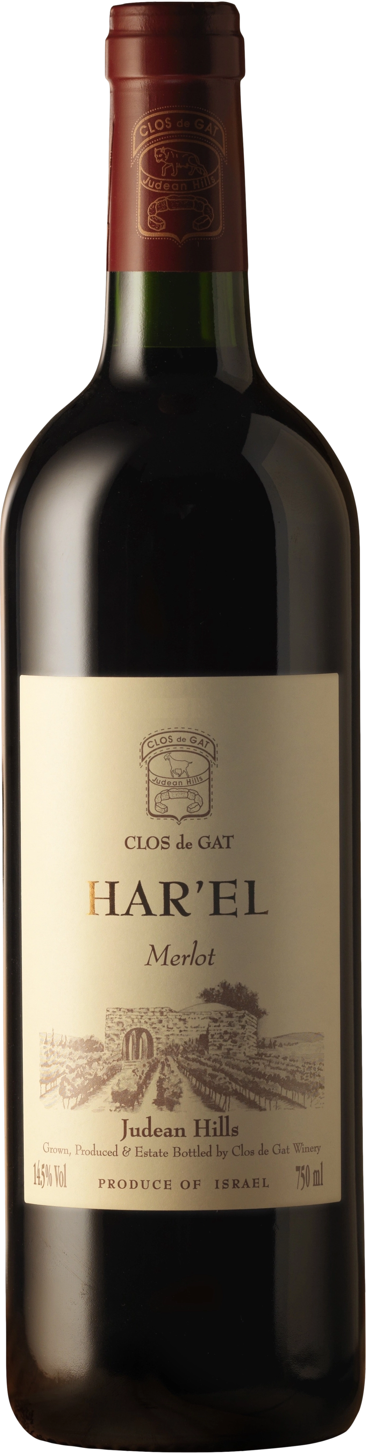 Clos de Gat Har'el Merlot 2022