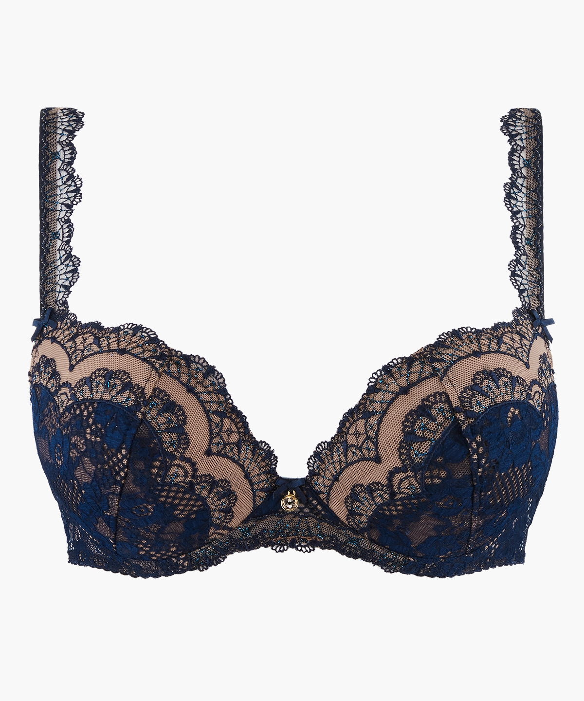 Soleil Nocturne Push-up BH Blau Crépuscule