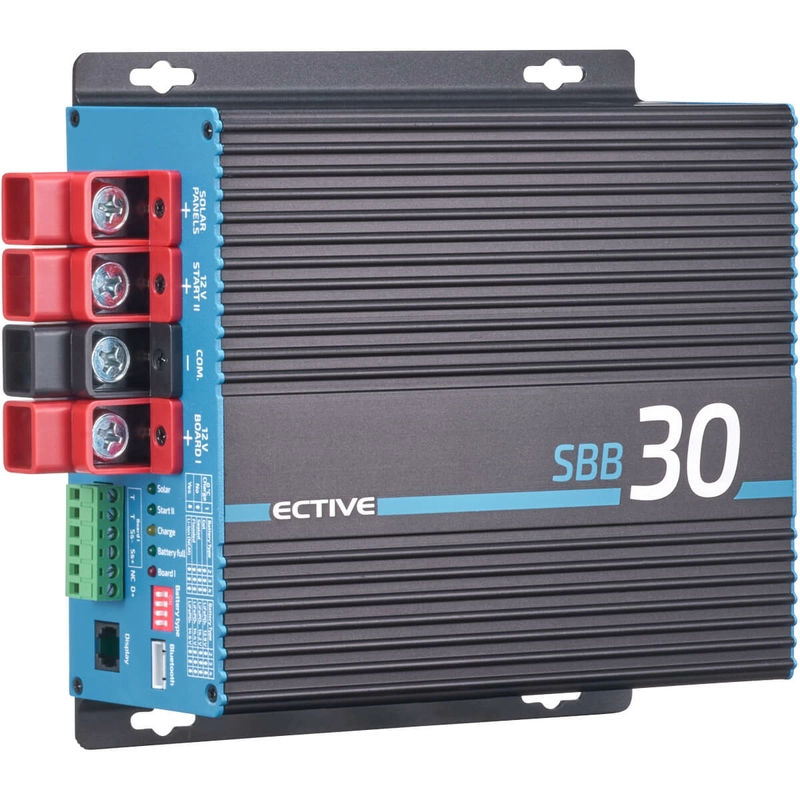 ECTIVE SBB 30 12V auf 12V Solar-Ladebooster mit integriertem Solarladeregler 30A