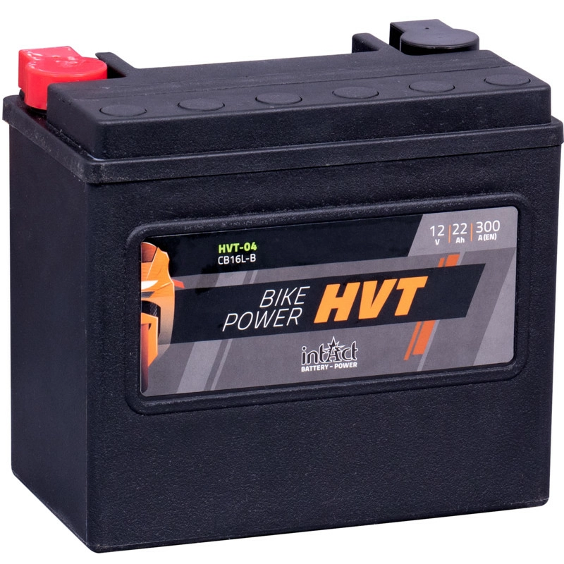 Intact Bike-Power HVT Motorradbatterie HVT-04 22Ah (DIN 51911) YB16L-B 65989-90B