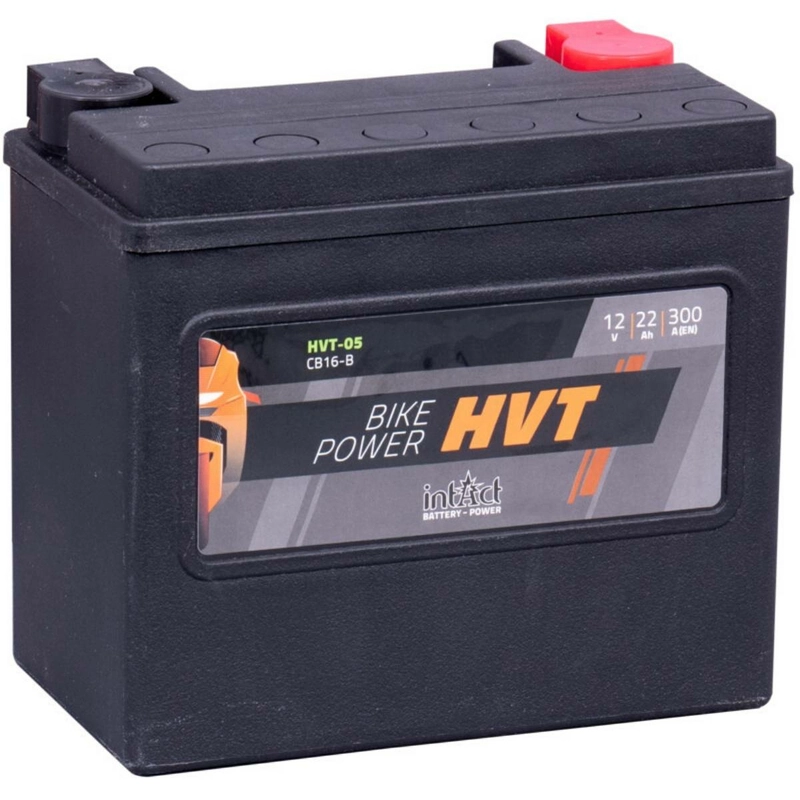 Intact Bike-Power HVT Motorradbatterie HVT-05 22Ah (DIN 51912) YB16-B 65991-82B