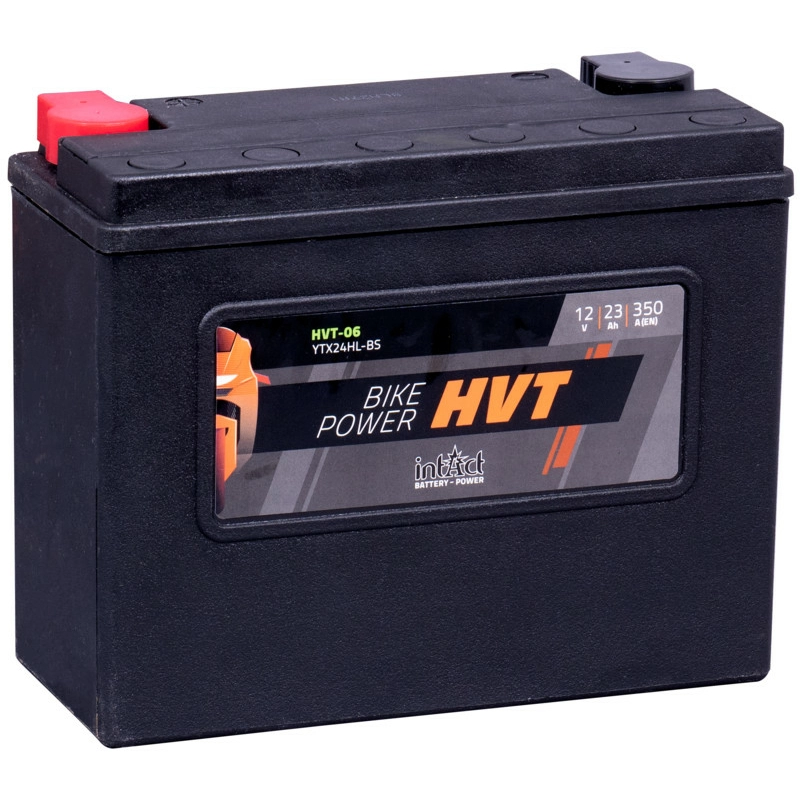 Intact Bike-Power HVT Motorradbatterie HVT-06 23Ah (DIN 82400) YTX24HL-BS 66010-82B