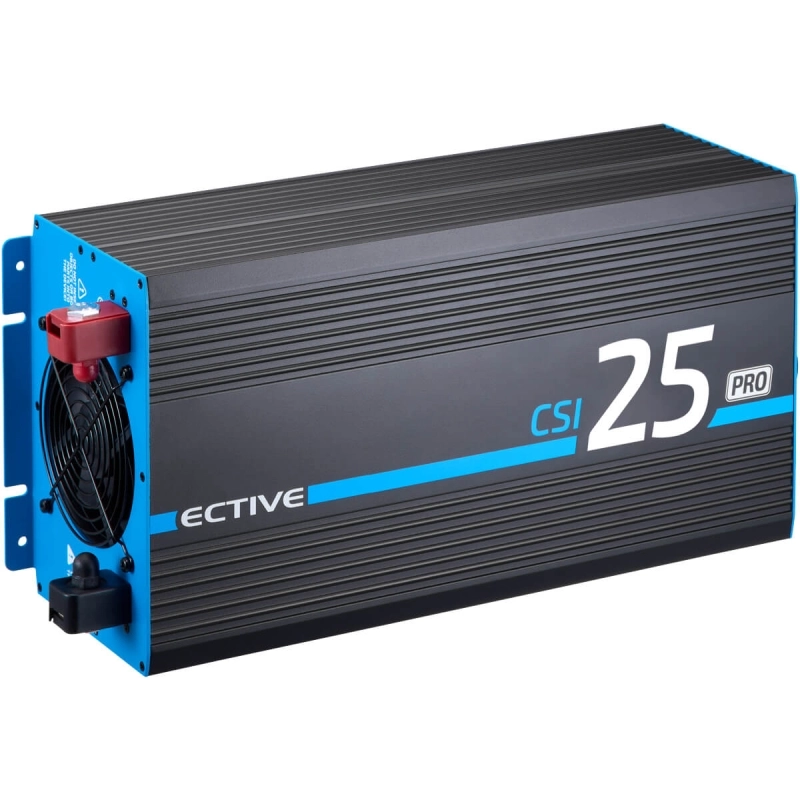 ECTIVE CSI 25 PRO 2500W/12V Sinus-Wechselrichter mit Netzvorrangschaltung und Ladegerät