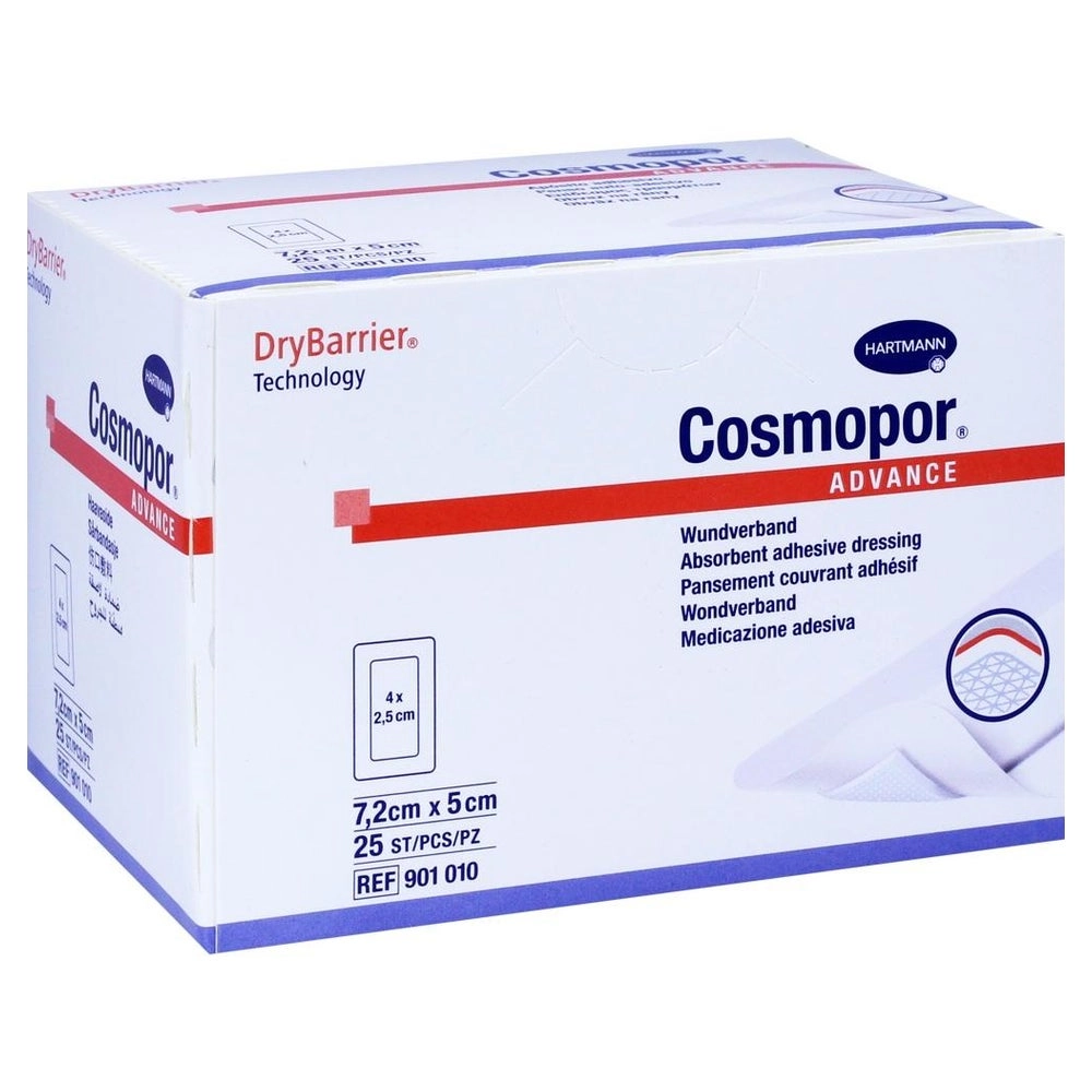 Cosmopor Advance Wundverband 5x7,2 cm 25 St